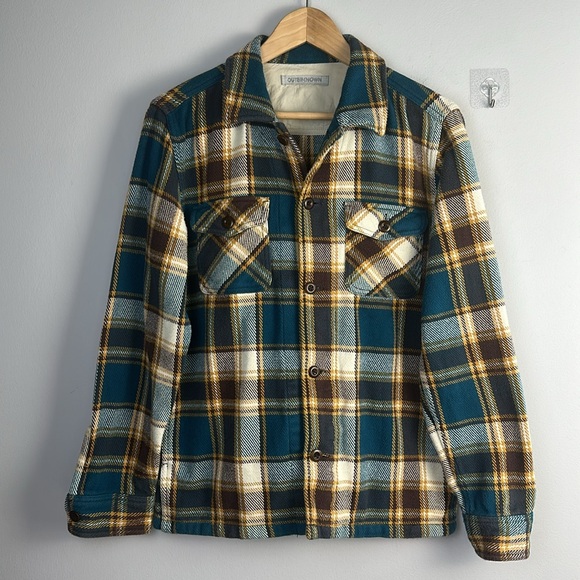 Outerknown Yellow and Blue Plaid Shirt - Picture 5 of 16